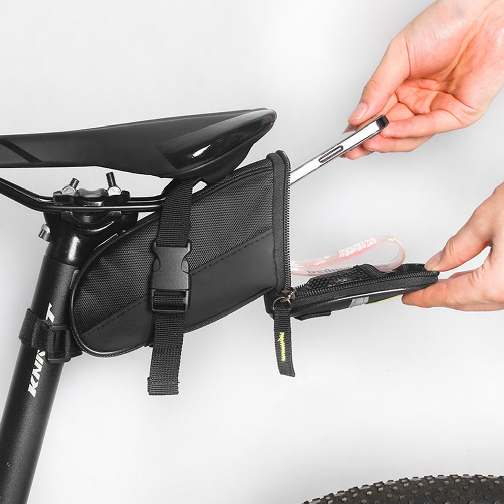 Waterproof Saddle Bag, Strap Mount Seat Pack, Bike Seat Bag, Bicycle Saddle Bag, Cycling Bag For Mountain Road Bikes - Image 5