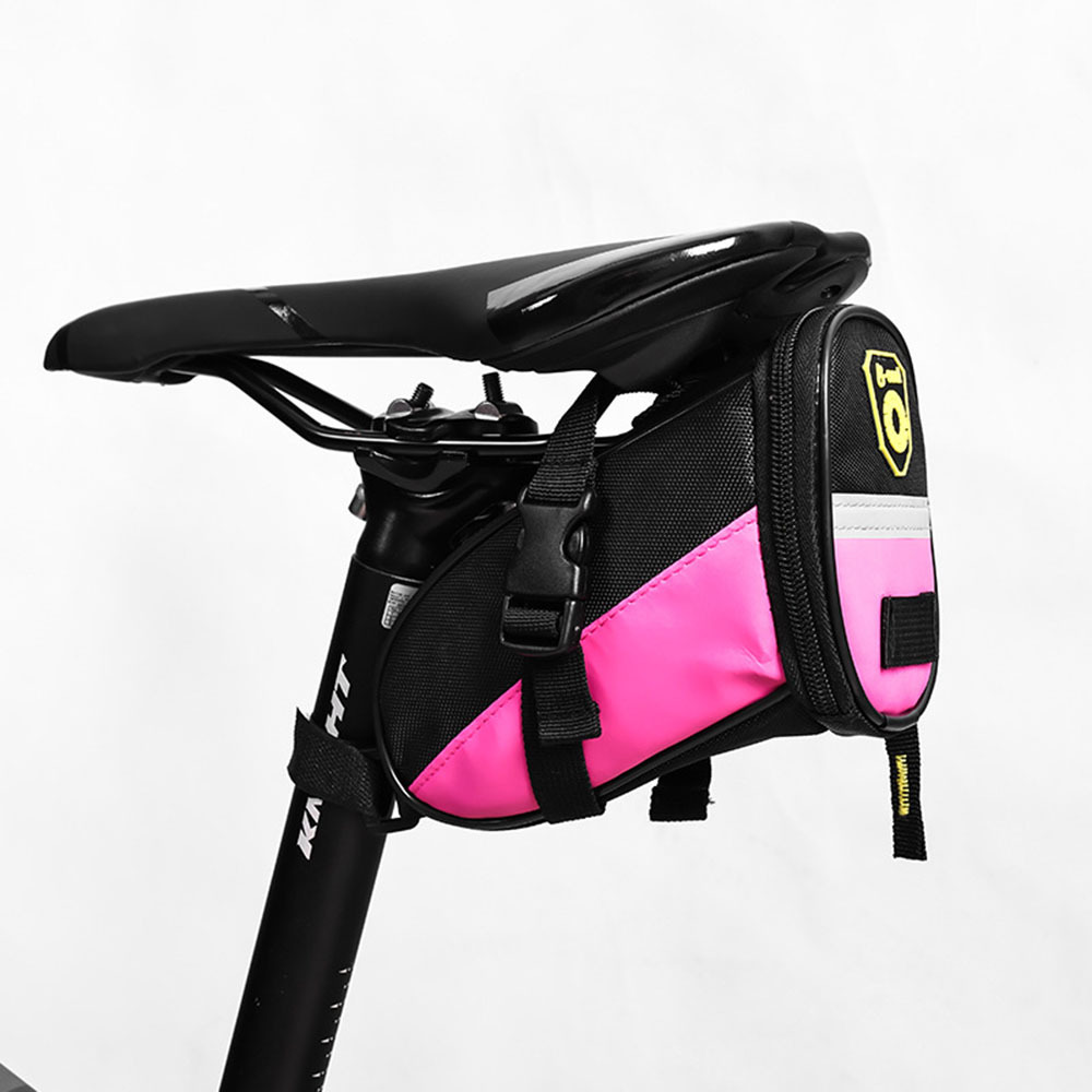 Waterproof Saddle Bag, Strap Mount Seat Pack, Bike Seat Bag, Bicycle Saddle Bag, Cycling Bag For Mountain Road Bikes