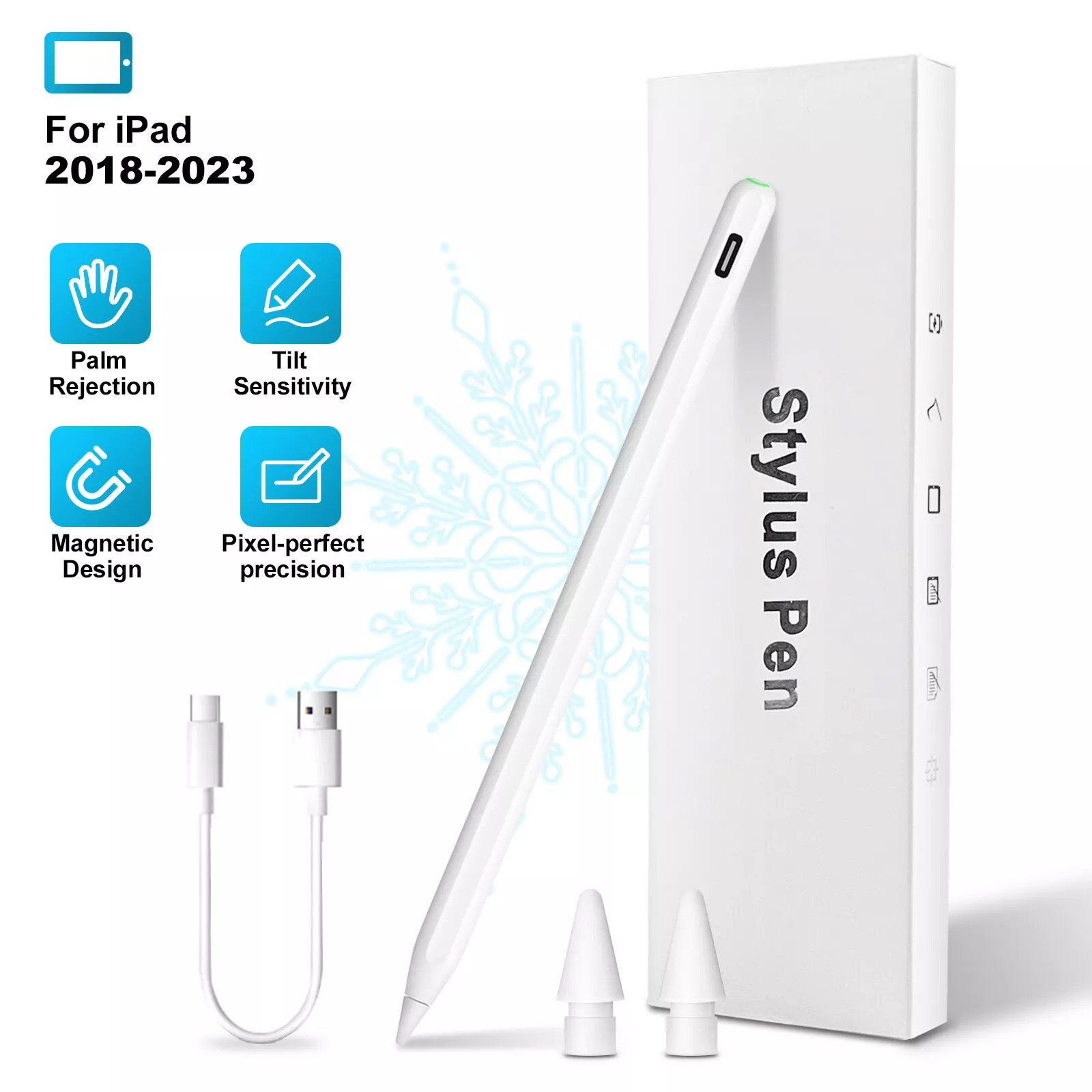 Bluetooth Stylus Stift Pencil Pen Fr 2018-2024 IPad 6 7 8 9 10 Generation - Image 2