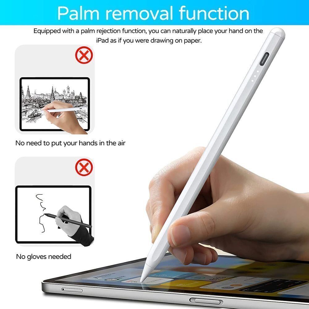 Bluetooth Stylus Stift Pencil Pen Fr 2018-2024 IPad 6 7 8 9 10 Generation - Image 10