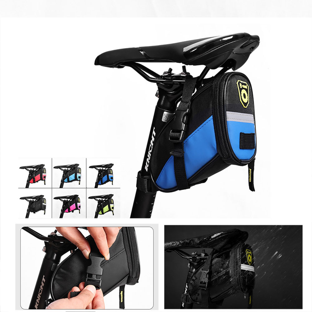 Waterproof Saddle Bag, Strap Mount Seat Pack, Bike Seat Bag, Bicycle Saddle Bag, Cycling Bag For Mountain Road Bikes - Image 7