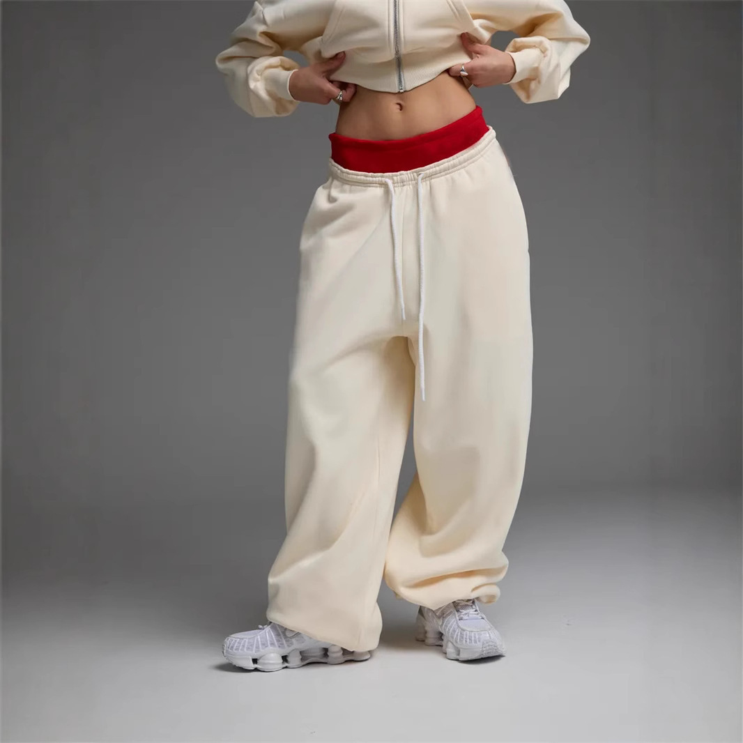 Casual Straight-leg Wide Leg Sweatpants