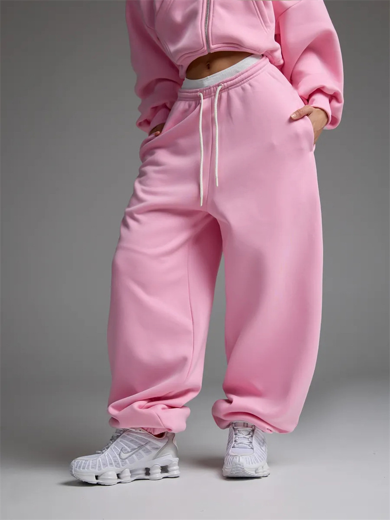 Casual Straight-leg Wide Leg Sweatpants - Image 9