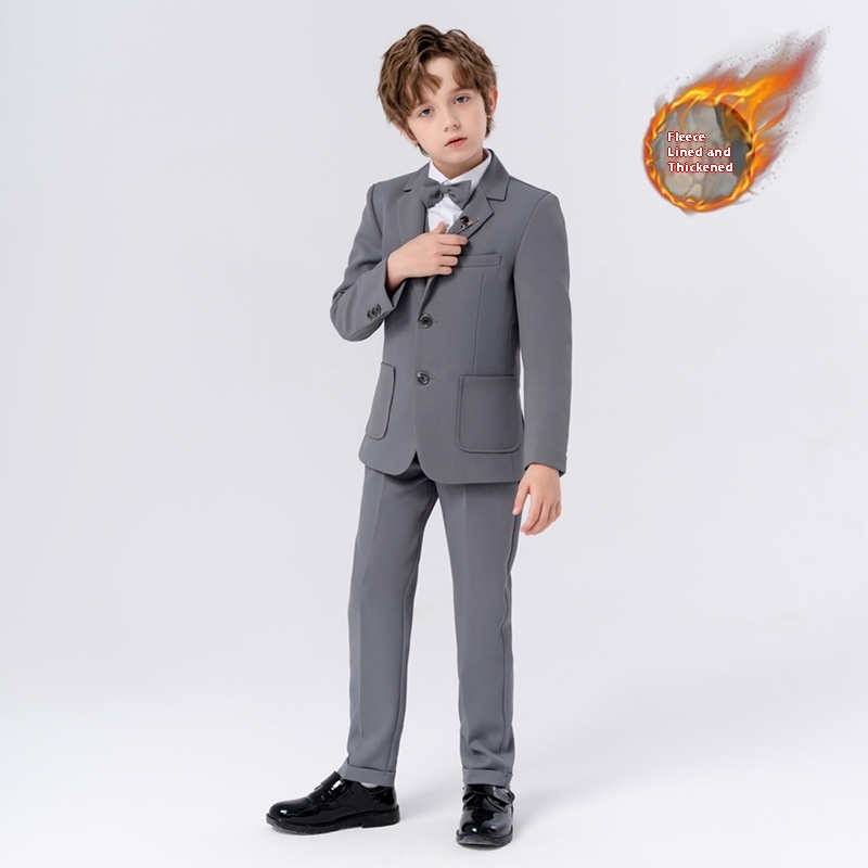 Boy's Suit Dress British Solid Color - Image 5