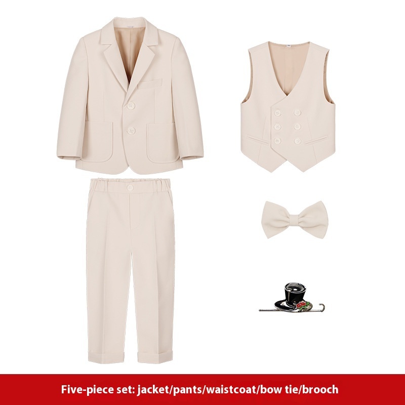 Boy's Suit Dress British Solid Color - Image 4