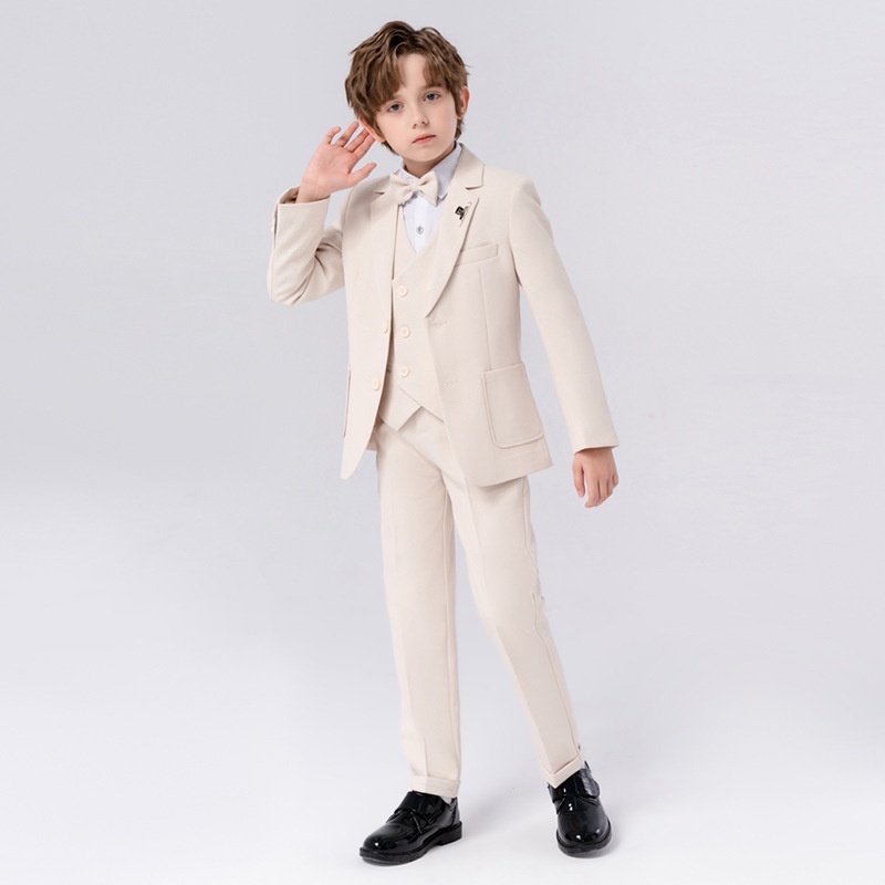 Boy's Suit Dress British Solid Color - Image 7
