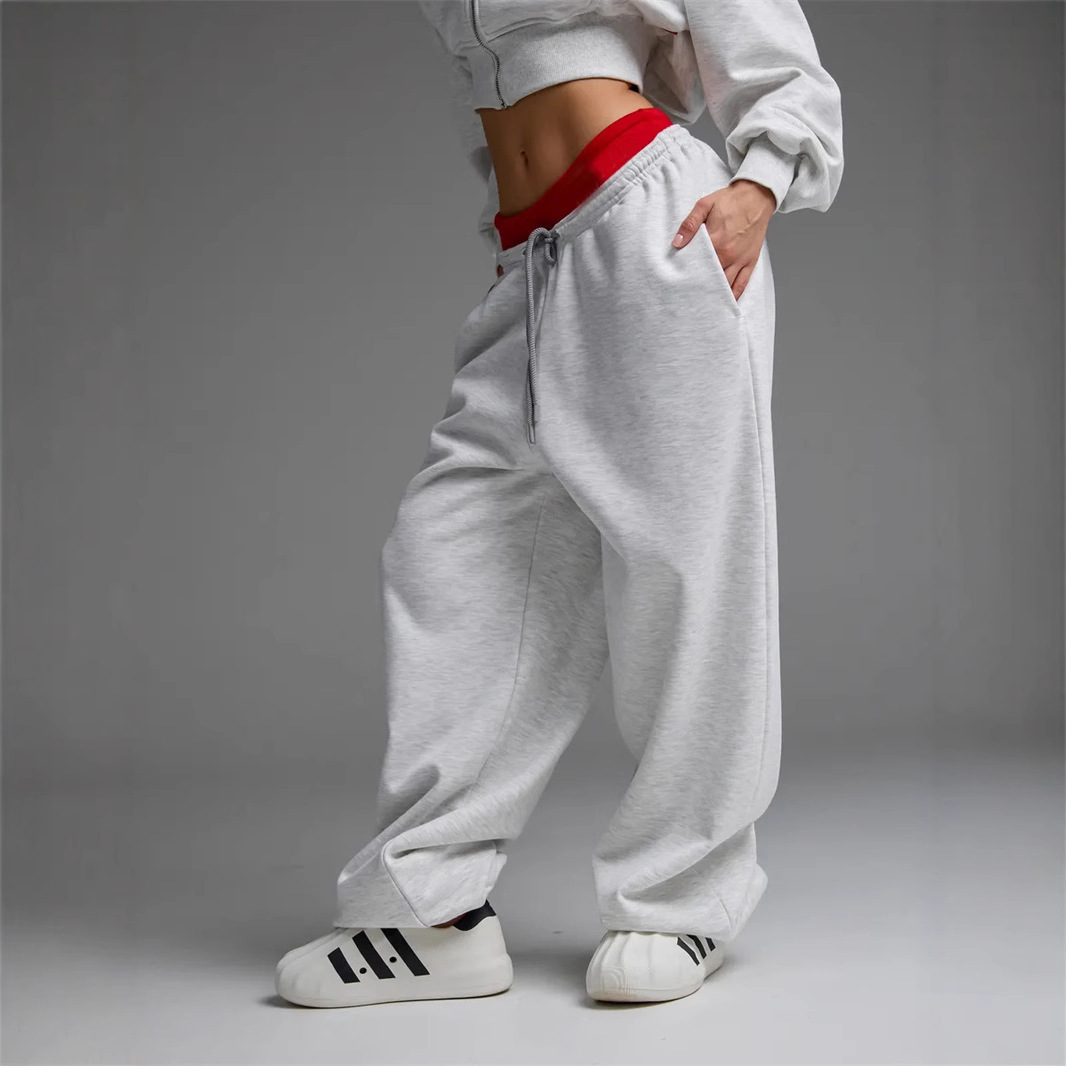 Casual Straight-leg Wide Leg Sweatpants - Image 6