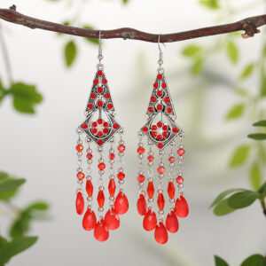 New Diamond-embedded High-grade Long Bohemian Earrings