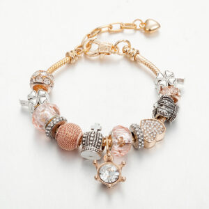 DIY Diamond Rudder Pendant Bracelet For Women