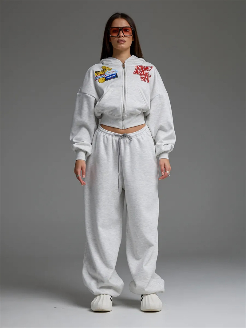 Casual Straight-leg Wide Leg Sweatpants - Image 7