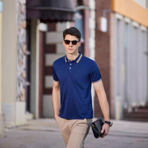 High-end Short-sleeved Lapel Polo Shirt T-shirt